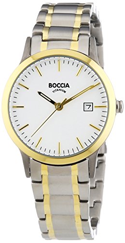 Boccia Damen-Armbanduhr XS Analog Quarz Titan 3180-04 von Boccia