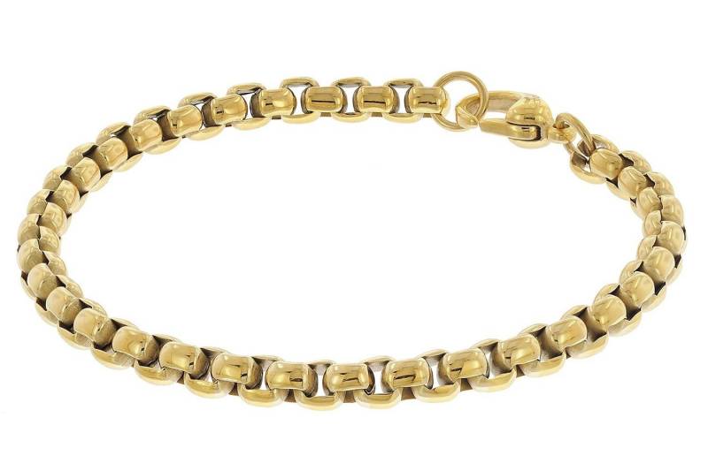 Boccia Gliederarmband Unisex-Titan Goldfarben von Boccia