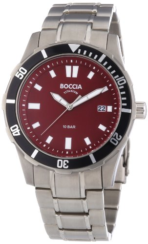 Boccia Herren-Armbanduhr XL Analog Quarz Titan 3567-02 von Boccia