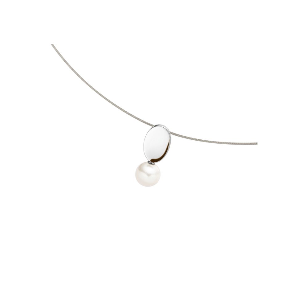 Boccia Kettenanhänger Boccia Anhänger Titan mit Süßwasserperle 07030-01 allergikerfreundlich von Boccia