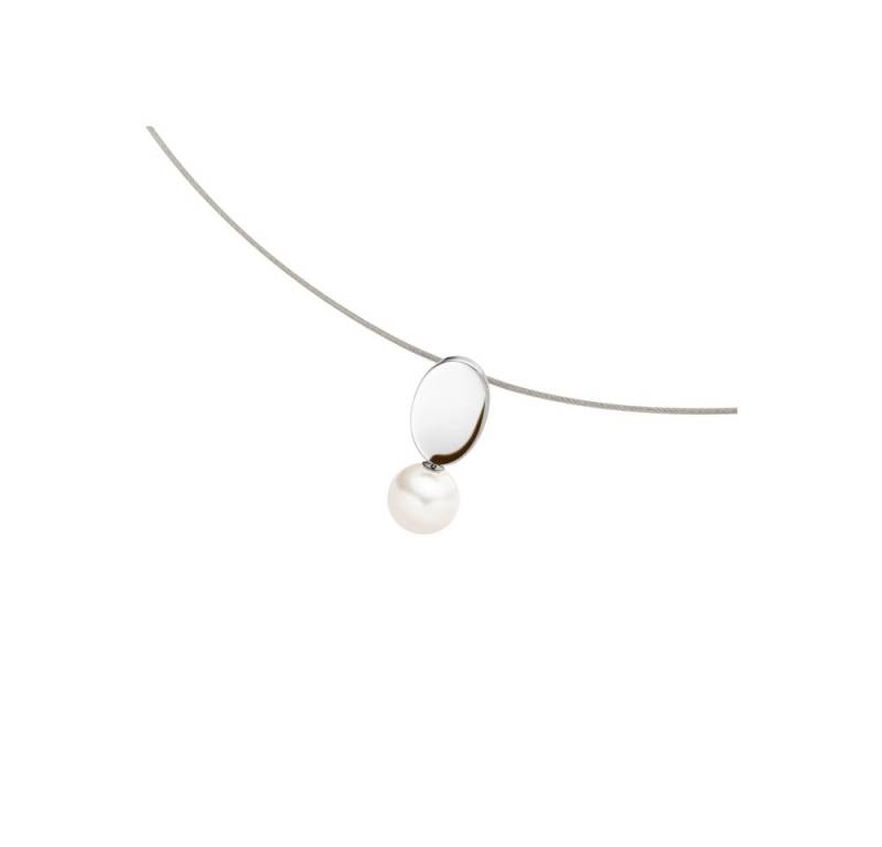 Boccia Kettenanhänger Boccia Anhänger Titan mit Süßwasserperle 07030-01 allergikerfreundlich von Boccia