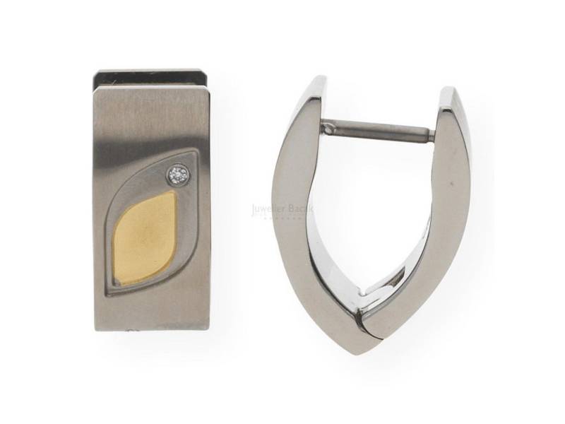 Boccia Paar Creolen Boccia Creolen mit Brillant 05009-03 vergoldet (kein Set, 2-tlg., inkl. edelm Schmucketui) von Boccia