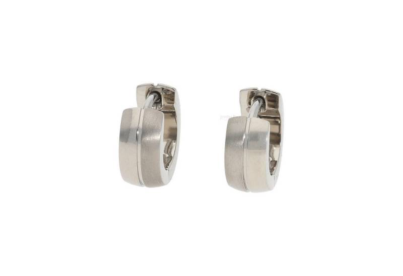 Boccia Paar Creolen Boccia Scharniercreole 0505-05 59 Titan poliert & mattiert (kein Set, 2-tlg., inkl. edelm Schmucketui) von Boccia