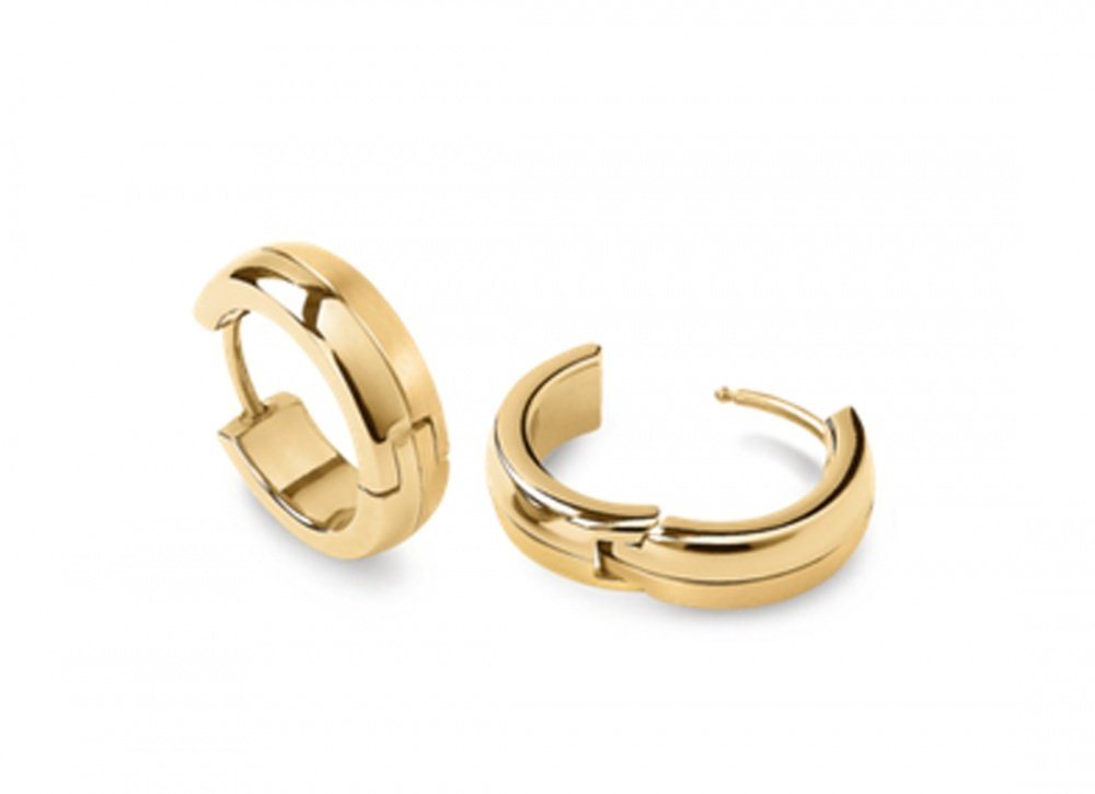 Boccia Paar Ohrstecker Boccia Titan Creolen 0539-18 von Boccia