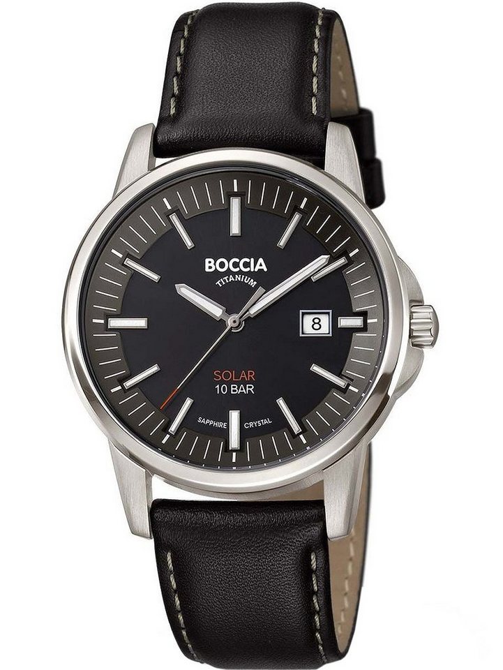 Boccia Quarzuhr Boccia 3643-02 Herrenuhr Solar Titanium 39mm 10ATM Boccia 3643-02 Herrenuhr Solar Titanium 39mm 10ATM von Boccia