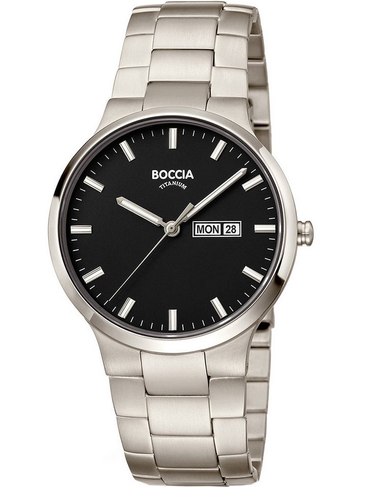 Boccia Quarzuhr Boccia 3649-03 Herrenuhr Titanium 39mm 5ATM Boccia 3649-03 Herrenuhr Titanium 39mm 5ATM von Boccia