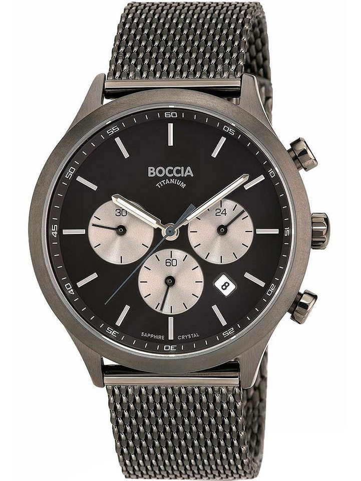 Boccia Quarzuhr Boccia 3750-06 Herrenuhr Chronograph Titanium 41mm 5ATM Boccia 3750-06 Herrenuhr Chronograph Titanium 41mm 5ATM von Boccia