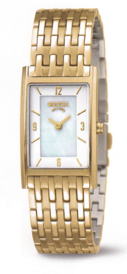 Boccia Quarzuhr Boccia Titan Damenuhr 3212-11 von Boccia