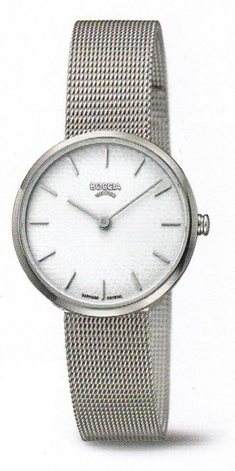 Boccia Quarzuhr Boccia Titan Damenuhr 3279-08 von Boccia