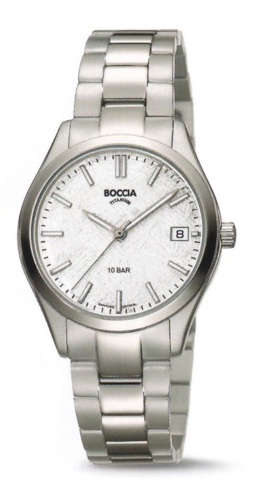 Boccia Quarzuhr Boccia Titanium Classic Damenuhr 3374-01 von Boccia
