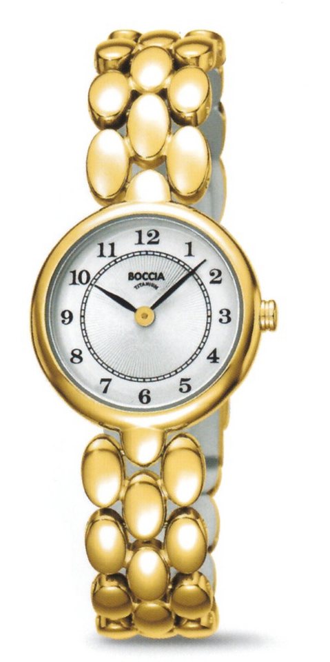 Boccia Quarzuhr Boccia Titanium Style Damenuhr 3378-03 von Boccia