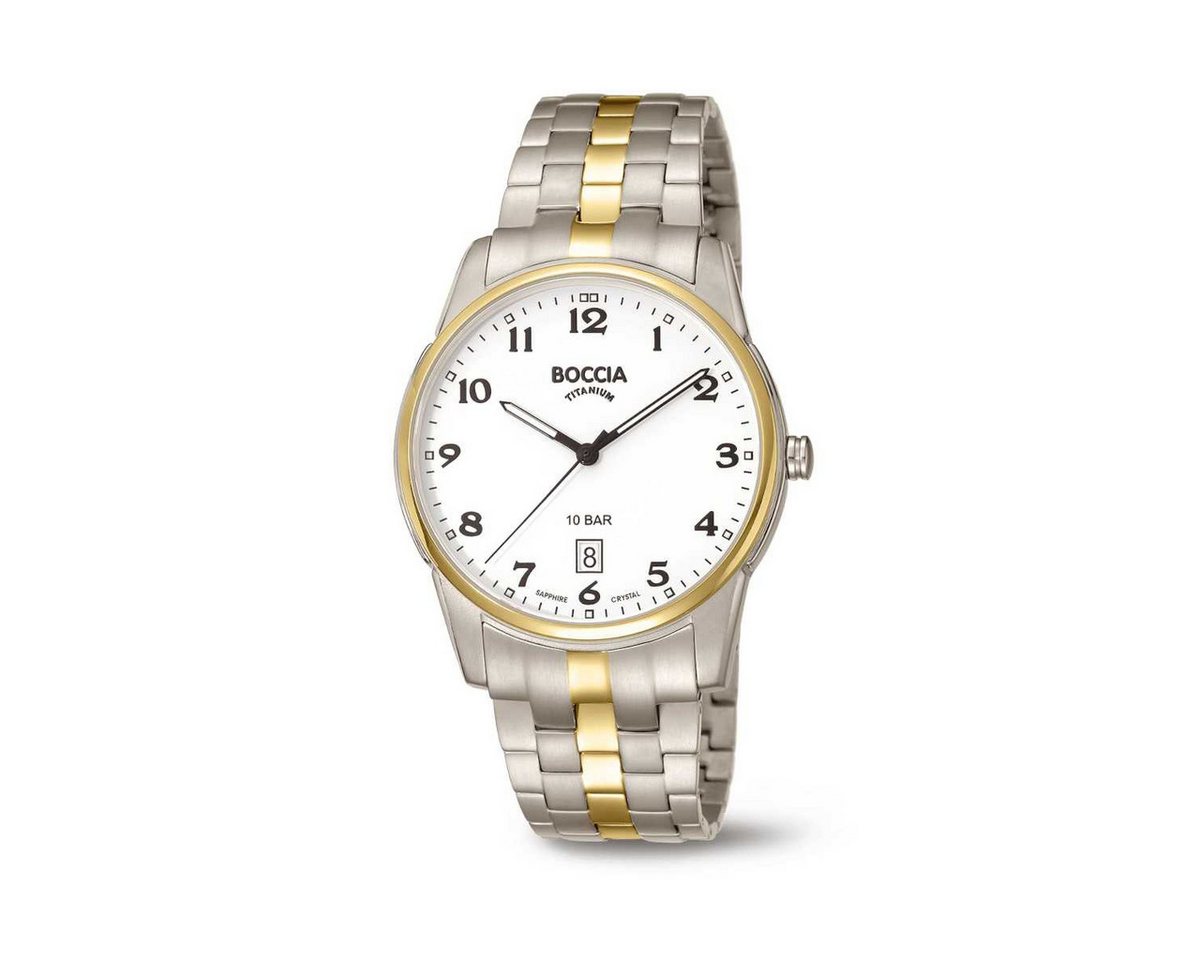 Boccia Quarzuhr Herren Armbanduhr Classic von Boccia