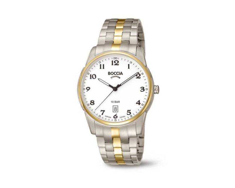 Boccia Quarzuhr Herren Armbanduhr Classic von Boccia