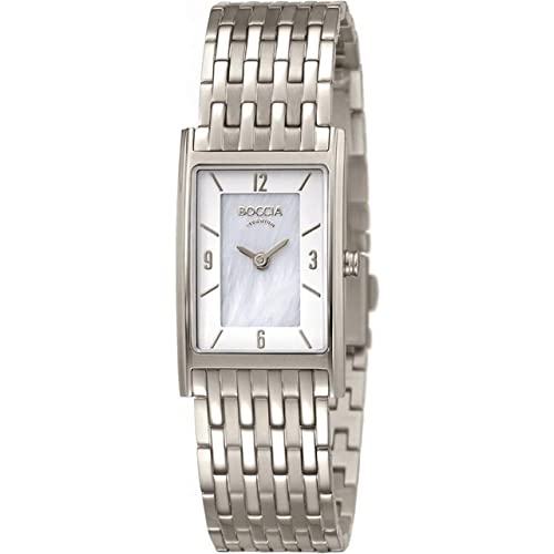 Boccia Damen Analog Quarz Uhr mit Titan Armband 3212-07 Boccia Damen Analog Quarz Uhr mit Titan Armband 3212-07 von Boccia