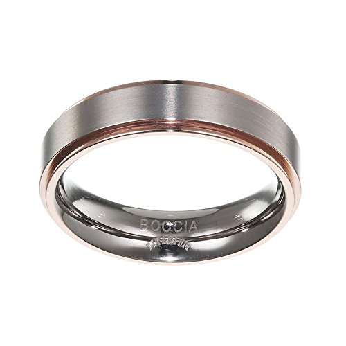 Boccia Unisex-Ring Titan Gr. 69 (22.0) - 0134-0369 von Boccia