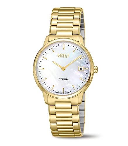 Boccia Damen Analog Uhr mit Titanium Armband 3341-03 von Boccia