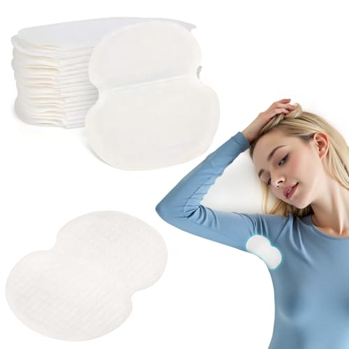 Achsel-Schweißpads für Unterarme, extra Komfort, für Hyperhidrose, für Männer und Frauen, nicht sichtbar, Einweg-Unterarmkleid-Schilder/-Schutz, verbesserter Anti-Schweißschutz, 50 Stück von Bocello