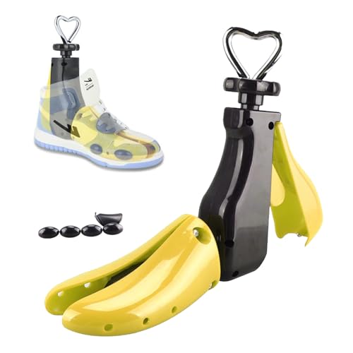 Bocguy 1 Stück Schuhdehner, 4-Wege Schuhspanner Herren 0,5 bis 1 Größe Vergrößern, Schuhdehner Schuhweiter für Einstellbare 40-47 Größe Schuspanner Länge und Breite, Schuhspanner Damen & Herren von Bocguy