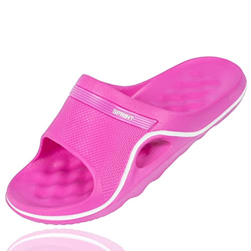 Bock op Kölle Badelatsche Badelette Unisex-Erwachsene Sprint Sport Dusch- & Badeschuhe (1x Pink 38-39) von Bock op Kölle