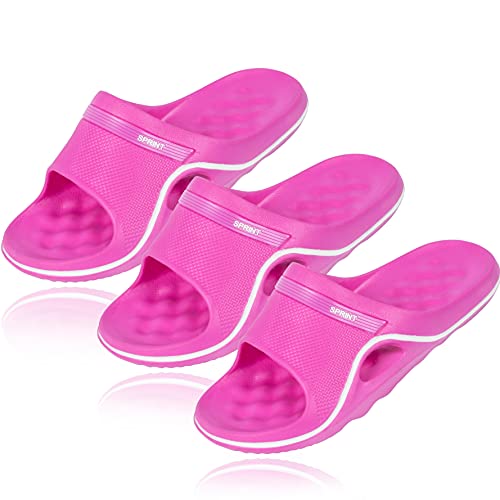 Bock op Kölle Badelatsche Badelette Unisex-Erwachsene Sprint Sport Dusch- & Badeschuhe (3x Pink 40-41) von Bock op Kölle