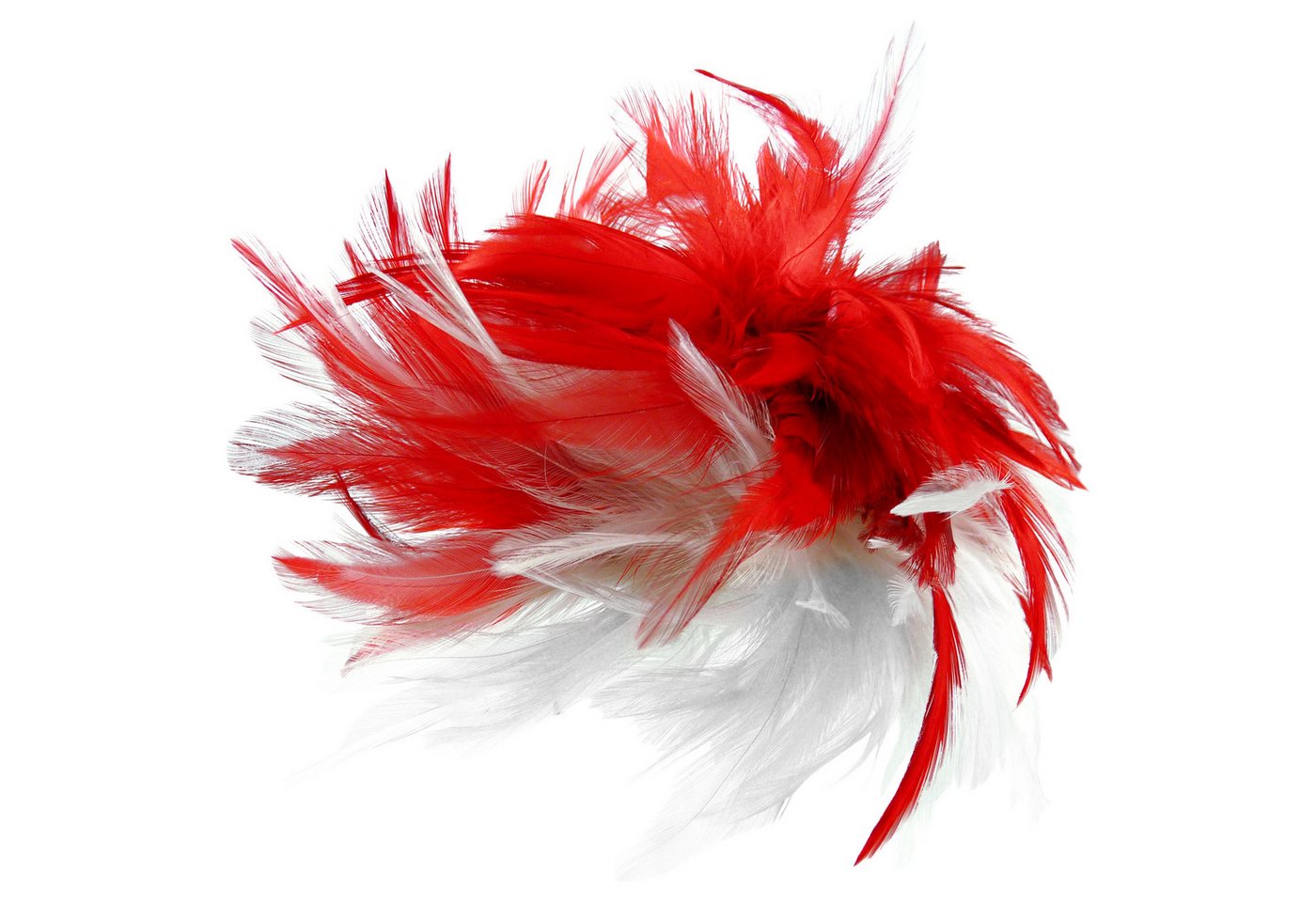 Bock-op-Kölle Haarclip Haarclip mit Federn Haarschmuck Karneval, Bunt von Bock-op-Kölle