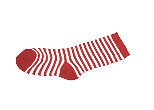 Bock op Kölle Ringelsocken, Socken, rot-weiß gestreift, Karneval Fasching (35/38) von Bock op Kölle