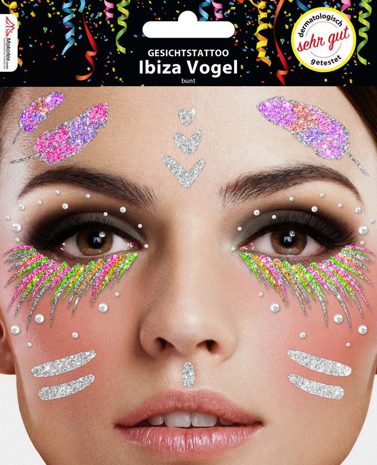Bock-op-Kölle Schmuck-Tattoo Bock op Kölle Gesichtstattoo - Temporäres Glitter Face Tattoo Bock-op-Kölle Schmuck-Tattoo Bock op Kölle Gesichtstattoo - Temporäres Glitter Face Tattoo von Bock-op-Kölle