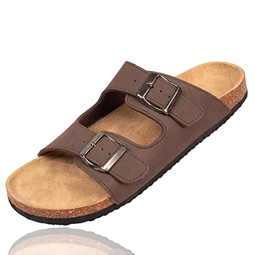 Bock op Kölle Schuhe SPRINTsport Schöne Herren Sandale, Pantolette in 3 Farbenl, Arbeitsschuhe für Garten, Hausschuhe… (Braun, numeric_46) von Bock op Kölle