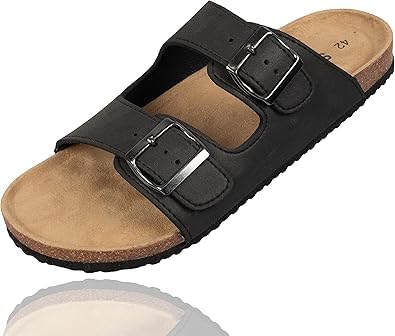 Bock op Kölle Schuhe SPRINTsport Schöne Herren Sandale, Pantolette in 3 Farbenl, Arbeitsschuhe für Garten, Hausschuhe… (Schwarz, numeric_44) von Bock op Kölle