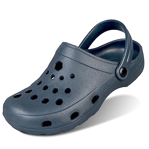 Bock op Kölle Sprint Sport Clogs für Strand, Garten, Arbeit Hausschuhe Herren, Damen, Kinder in Größe 30-48 (Navy 41) von Bock op Kölle