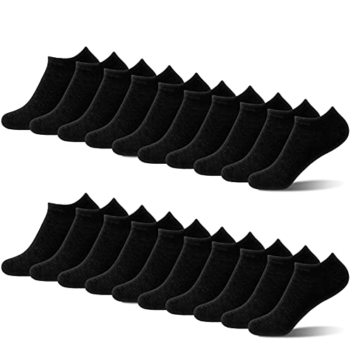 Bock op Kölle Sprint Sport Sneaker Socken Herren & Damen (2er Pack) Unisex (20 Paar schwarz, 39-42) von Bock op Kölle