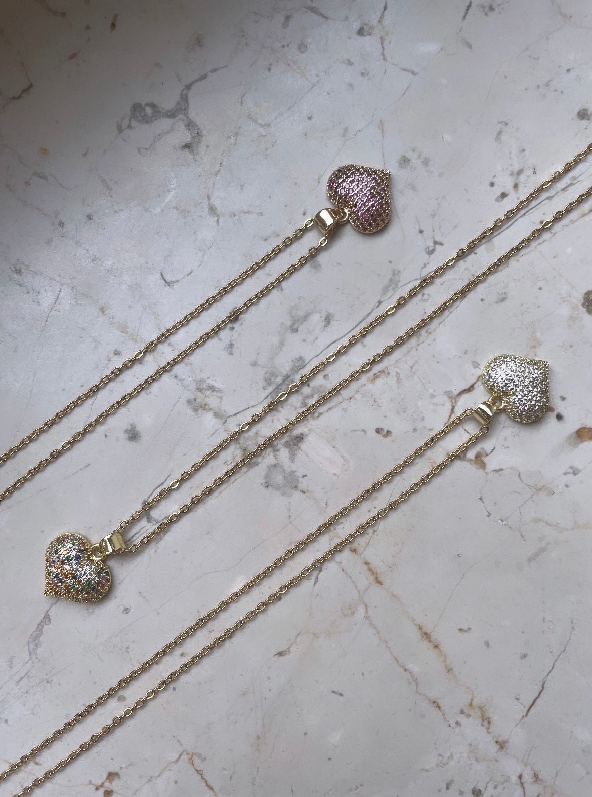 Goldkette Vergoldete Halskette Anlauffrei Edelstahlkette Schmuck Geschenk Für Sie Mama Oma Muttertag Mix & Match Geburtstag von BockeysShop