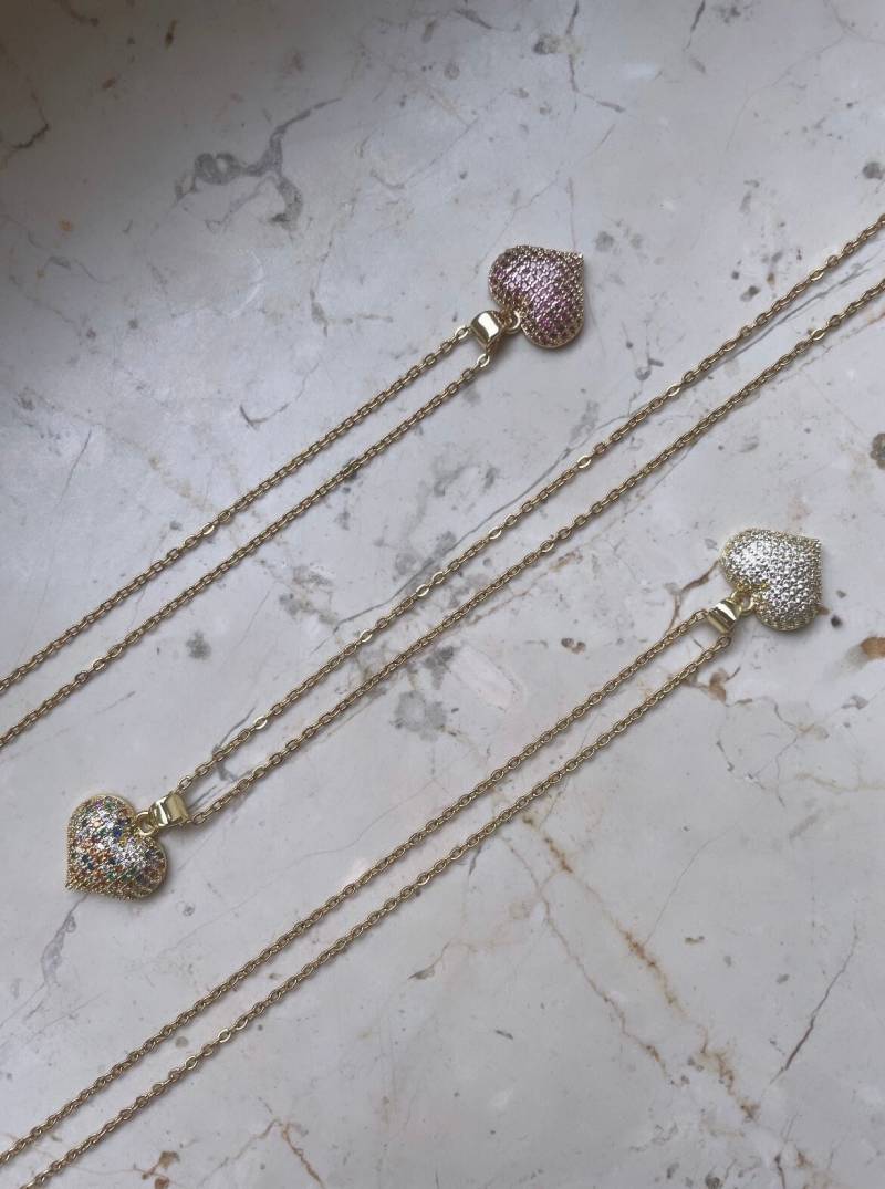 Goldkette Vergoldete Halskette Anlauffrei Edelstahlkette Schmuck Geschenk Für Sie Mama Oma Muttertag Mix & Match Geburtstag von BockeysShop