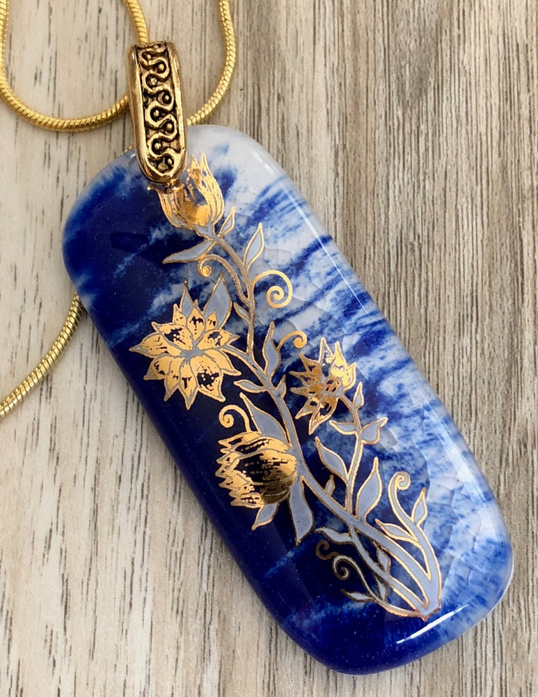 Blau-Weiße Blumen-Aufsteller von BocksBox