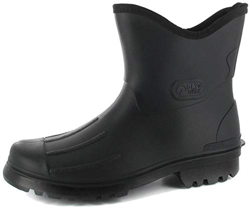 Bockstiegel Gummistiefeletten in Übergrößen Schwarz Peter - Schwarz große Herrenschuhe/Damenschuhe, Größe:44 von Bockstiegel