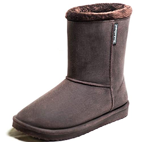 Bockstiegel, Vanessa Woman, Gefütterte Damen Gummistiefel, 100% Wasserdicht, Farbe: Dunkelbraun, Größe: 36 von Bockstiegel