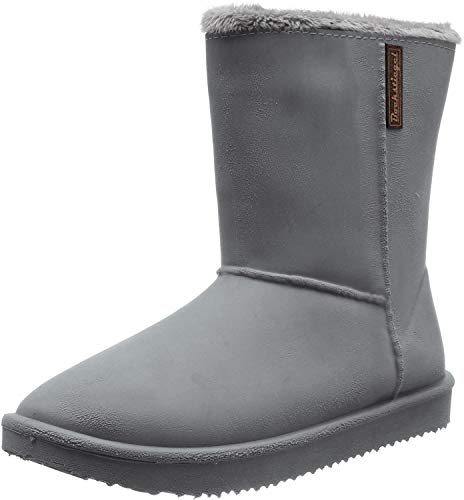 Bockstiegel Damen Mädchen Gummistiefel Vanessa-Woman Warmfutter im Boot -Design, Farbe:grau, Größe:36 EU von Bockstiegel