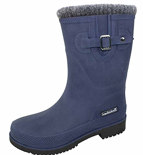 Bockstiegel Damen Gummistiefel Helena Warmfutter halbhoch, Farbe: Dunkel Blau, Größe: 42 von Bockstiegel