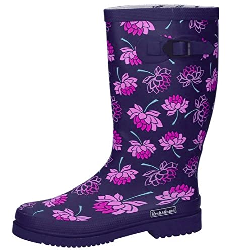 Bockstiegel Damen Gummistiefel Lena Regenstiefel Segelstiefel, Größe:38 EU, Farbe:dunkelblau/multi von Bockstiegel