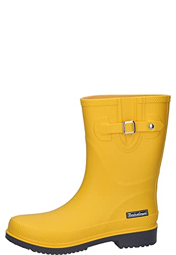 Bockstiegel Damen Gummistiefel Lotte-K halbhoher Regenstiefel, Farbe:gelb, Größe:38 EU von Bockstiegel