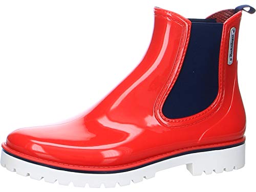 Bockstiegel Damen Oxford Roter Synthetik Regenstiefel Größe 36 EU Mehrfarbig (rot/weiß) von Bockstiegel