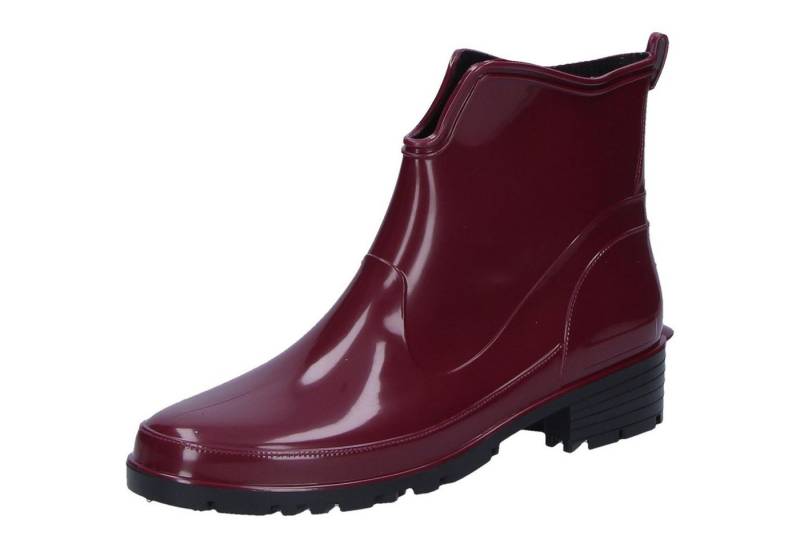 Bockstiegel Elke PVC Damen-Halbstiefel weinrot Gummistiefel von Bockstiegel