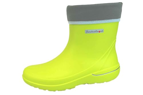 Bockstiegel Finn Gummistiefel in Übergrößen Gelb 10399 gelb/grau große Unisexschuhe, Größe:38 von Bockstiegel