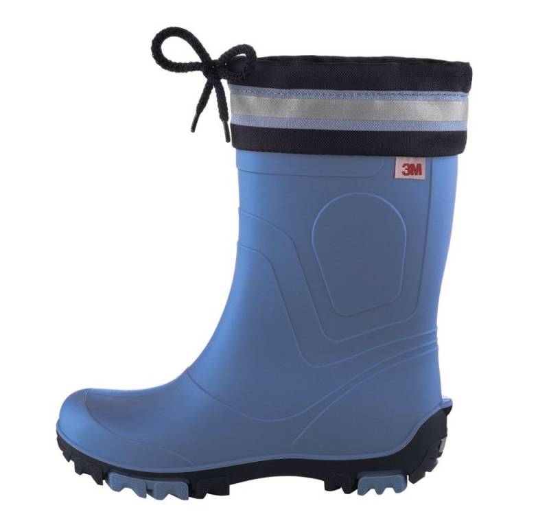 Bockstiegel Gummistiefel Kinder Unisex Regenstiefel Bente - rutschfeste Sohle Reflektorstreifen von Bockstiegel