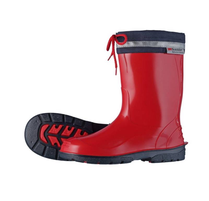 Bockstiegel Gummistiefel Kinder Unisex Regenstiefel Kim mit rutschfester Sohle und Reflektoren von Bockstiegel