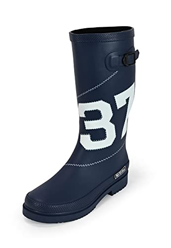 MADSea Damen Gummistiefel Sailor dunkelblau Langschaft, Farbe:dunkelblau, Größe:39 EU von MADSea