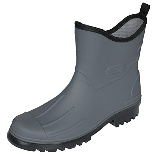 Bockstiegel Herren Jungen Gummistiefeletten Peter aus Polyvinylchorid (PVC), Farbe:grau, Größe:44 EU von Bockstiegel