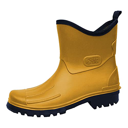 Bockstiegel Herren Jungen Gummistiefeletten Peter aus Polyvinylchorid (PVC), Farbe:gelb/dunkelblau, Größe:42 EU von Bockstiegel