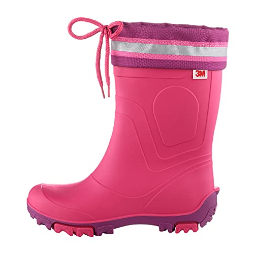 Bockstiegel Mädchen Gummistiefel Bente-für Kinder Regenstiefel, Farbe: Fuchsia, Größe: 22 von Bockstiegel