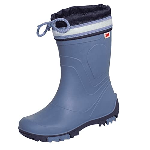 Bockstiegel Mädchen Gummistiefel Bente-für Kinder Regenstiefel, Farbe: Stahlblau/Dunkelblau, Größe: 36 von Bockstiegel